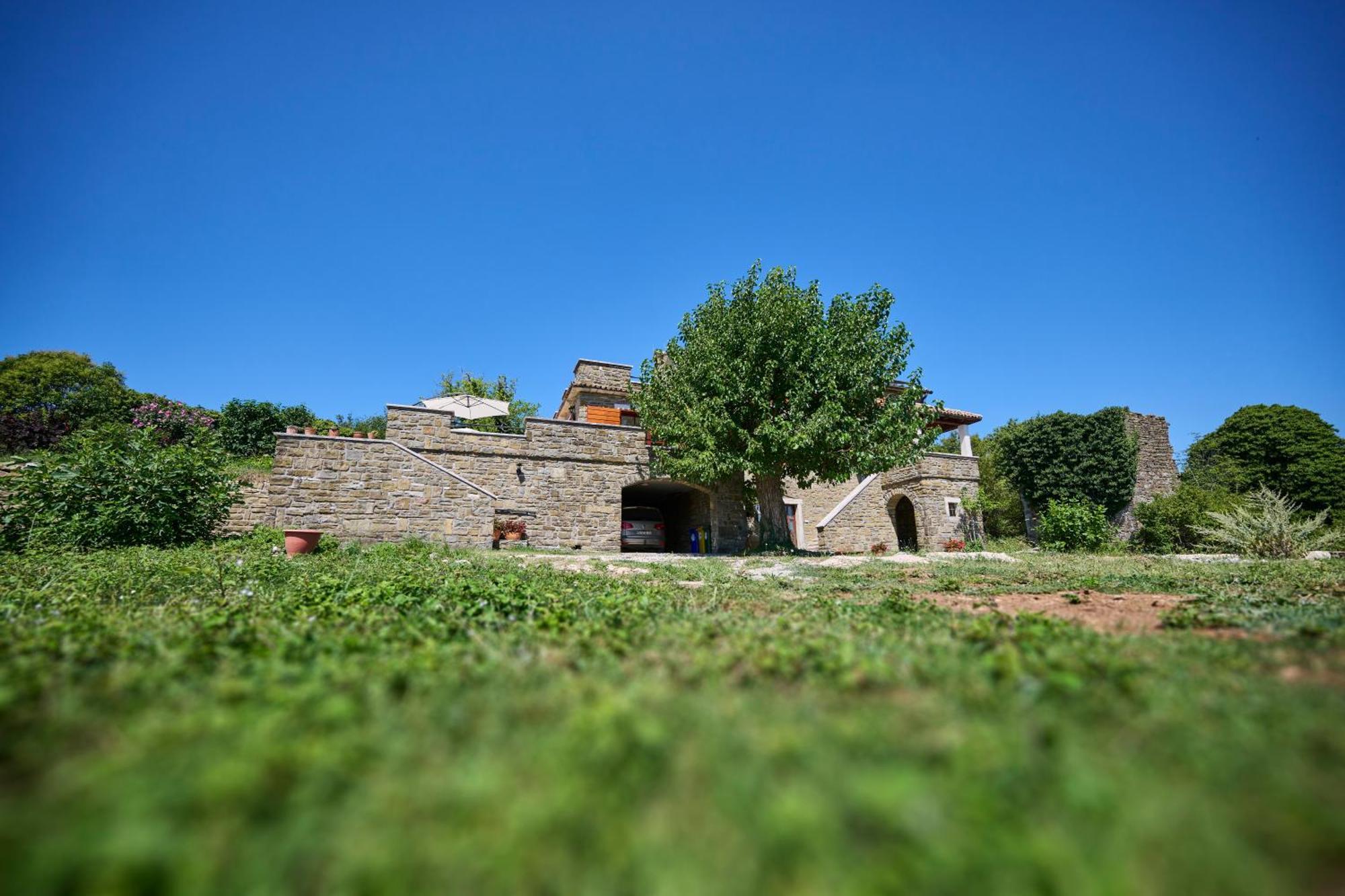 Вилла Casa Del Conte - Peaceful Hideaway In North Istria Грожнян Экстерьер фото