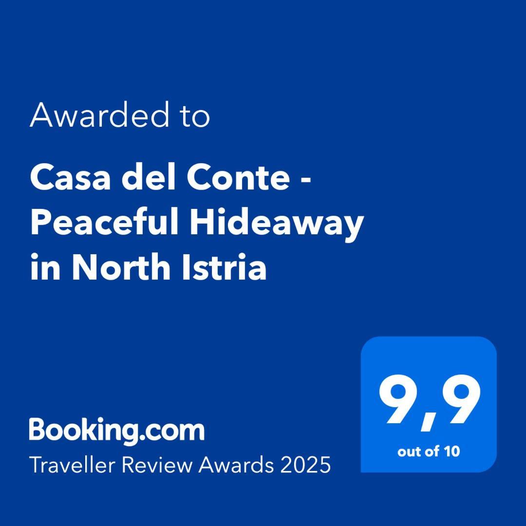 Вилла Casa Del Conte - Peaceful Hideaway In North Istria Грожнян Экстерьер фото